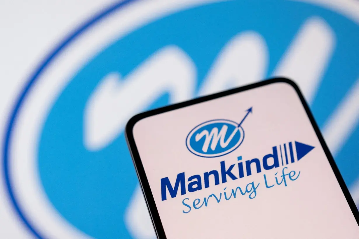 FILE PHOTO: Illustration shows Mankind Pharma logo