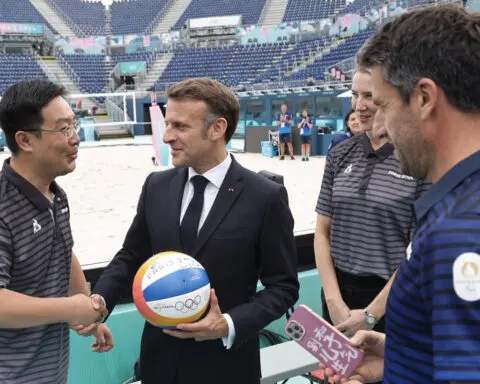 Olympics-France and NBA pledge to promote sustainable development goals in sport