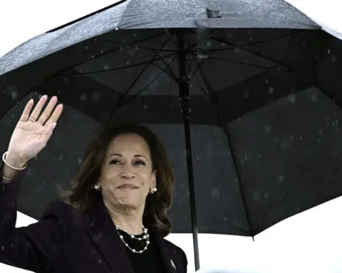 Harris says she's ready to debate Trump and accuses him of 'backpedaling' from Sept. 10 faceoff