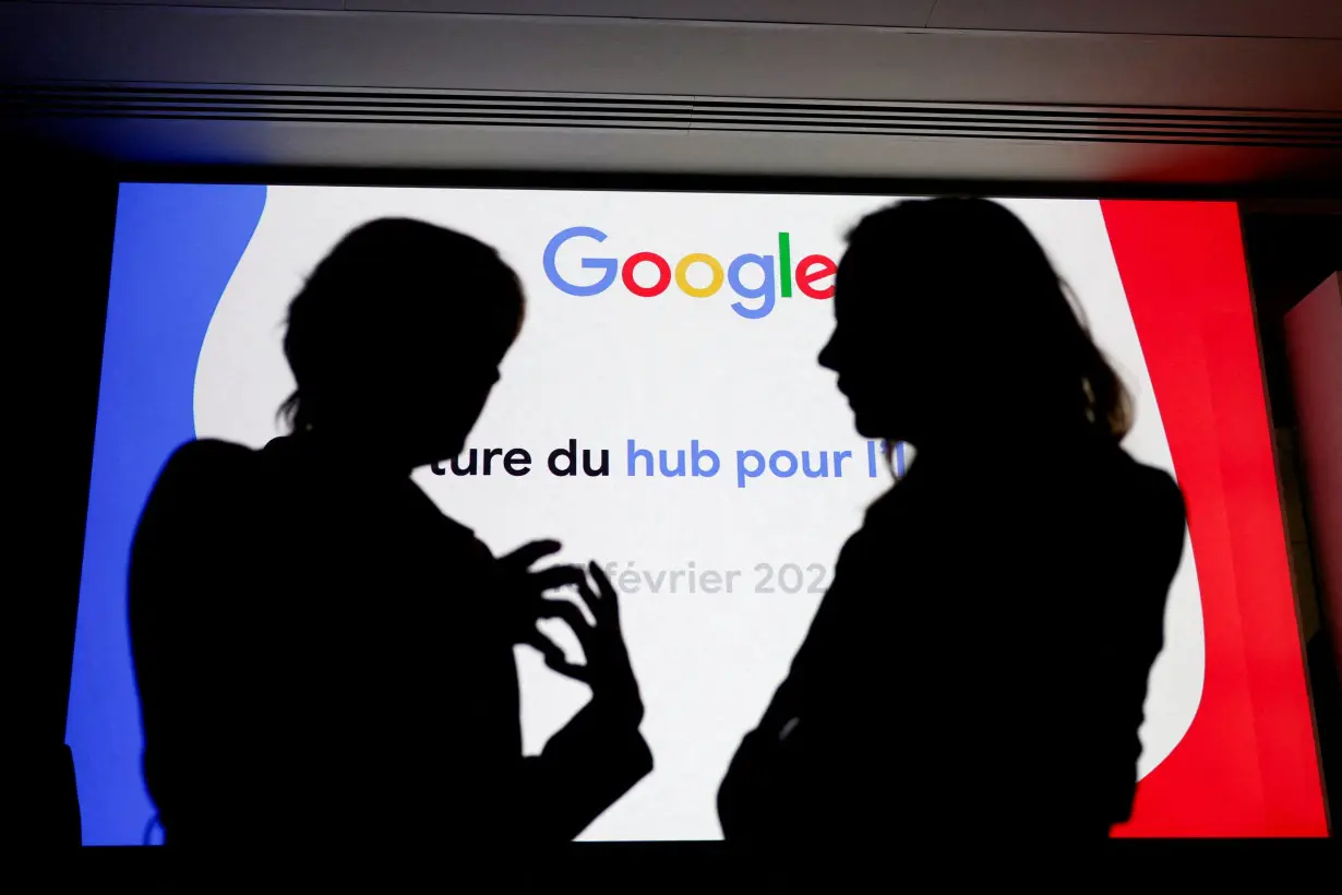 FILE PHOTO: Inauguration of a new Google AI Hub in Paris