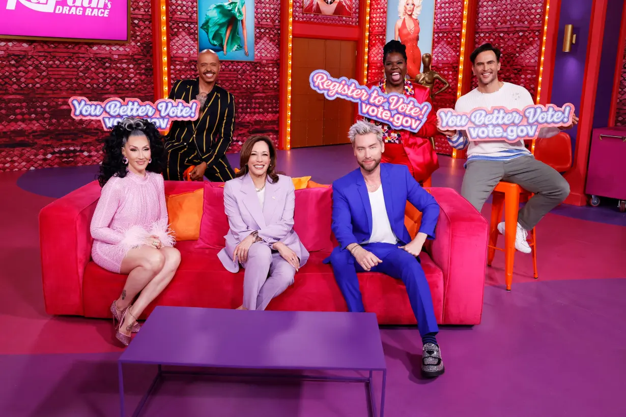 Kamala Harris stops by 'RuPaul's Drag Race' with a message for viewers