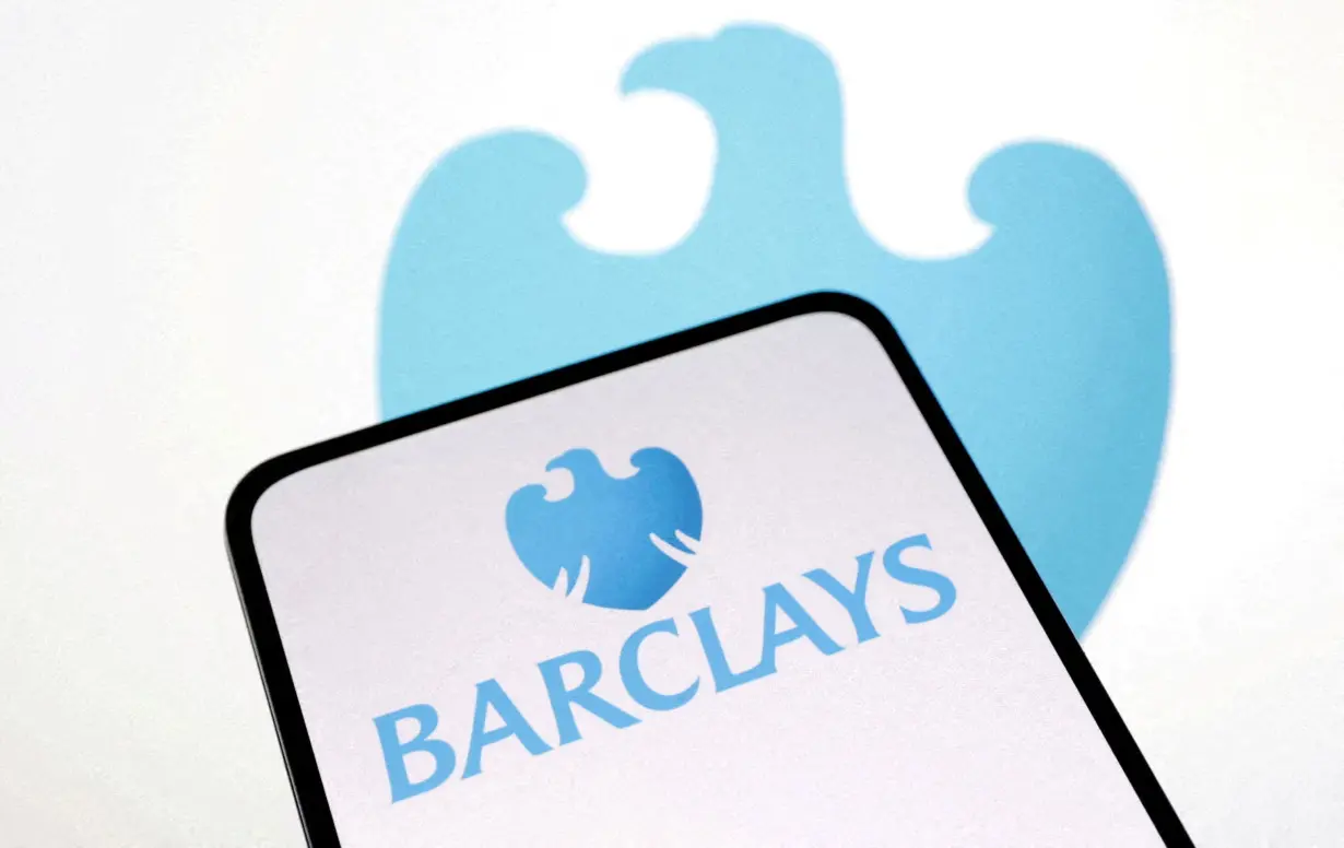 FILE PHOTO: FILE PHOTO: Illustration shows Barclays Bank logo