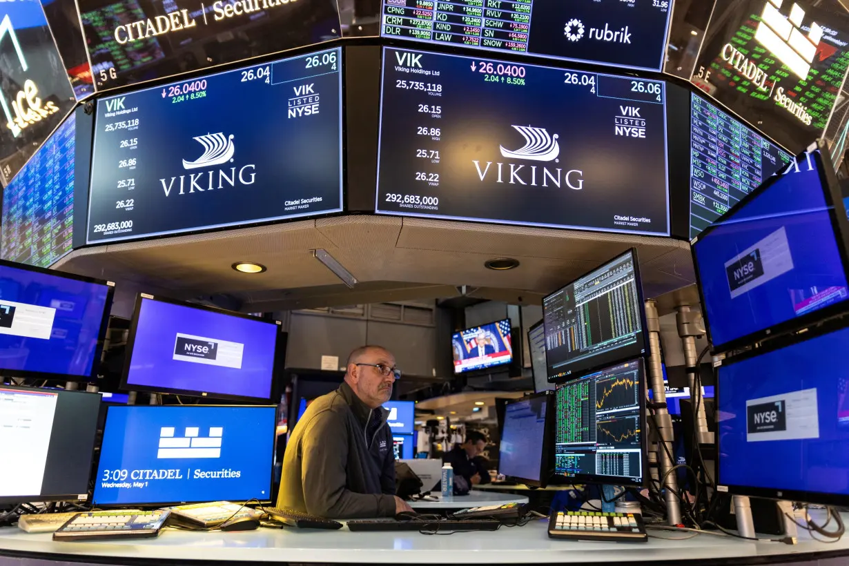 Viking started trading on the New York Stock Exchange under the ticker 