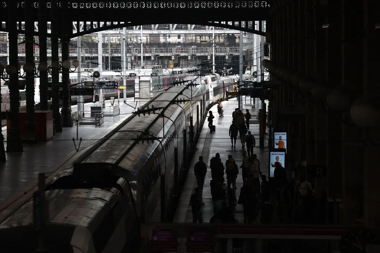 The Gare du Nord station in the French capital, ahead of the Paris 2024 Olympics opening ceremony.