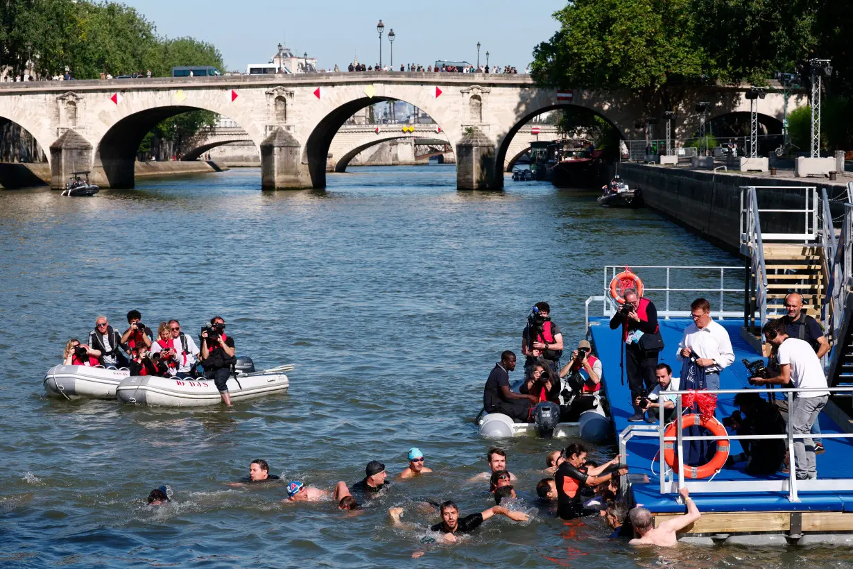 Paris mayor to swim in the river Seine ahead of the Olympics