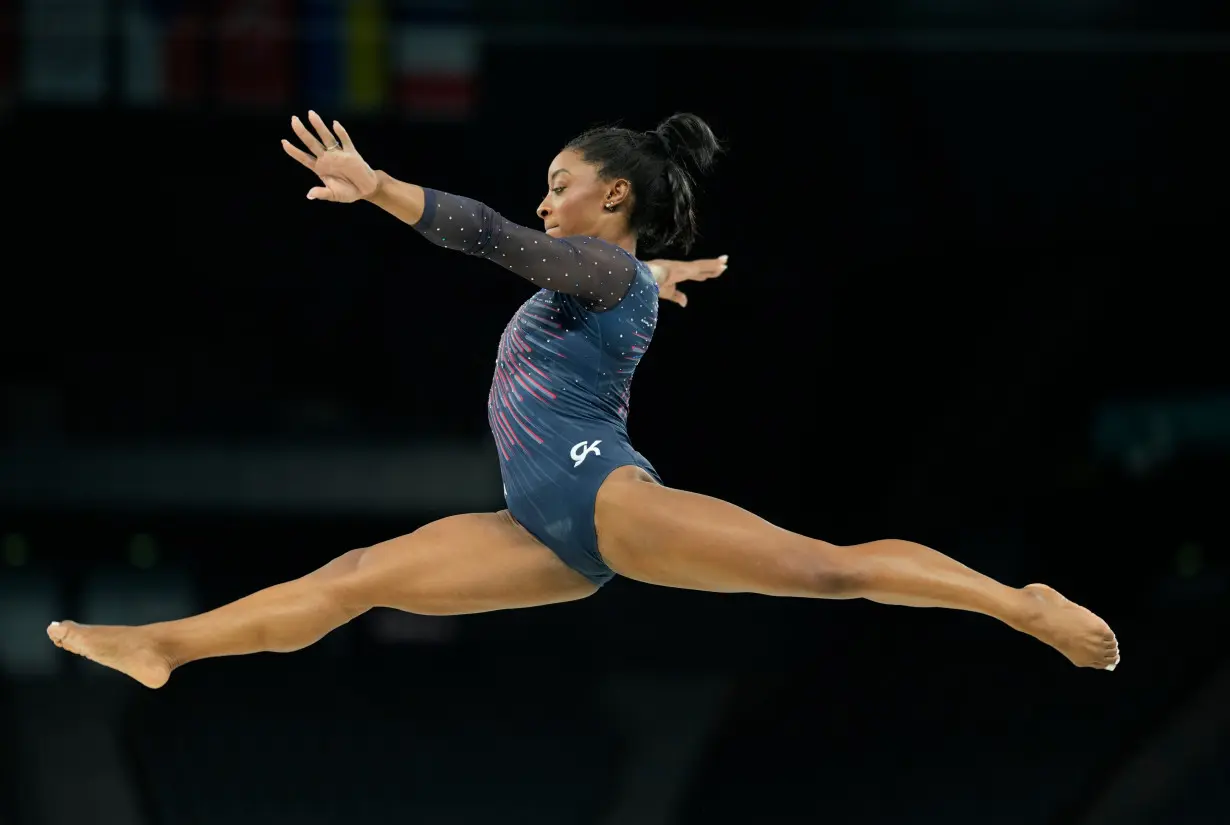 Olympics: Womens Gymnastics Practice