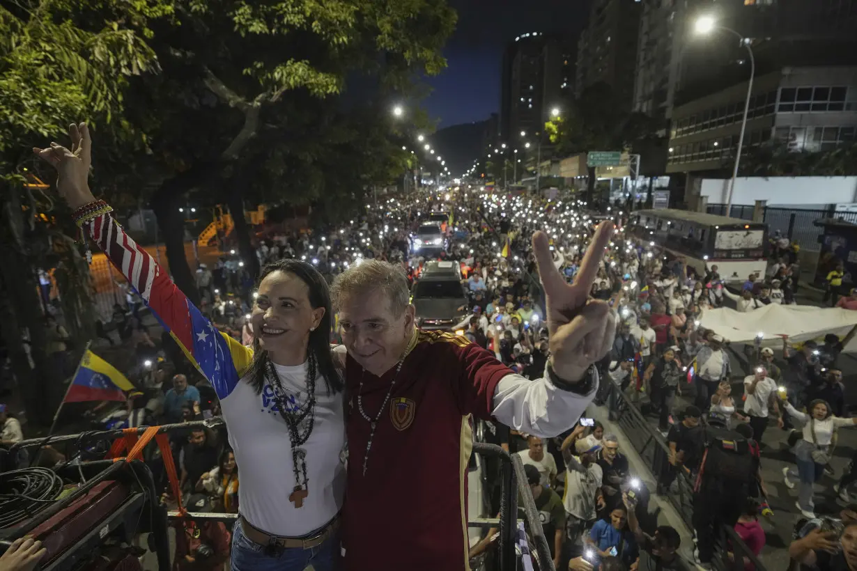 Venezuela opposition leader provides hope for many, even though she isn't on the presidential ballot