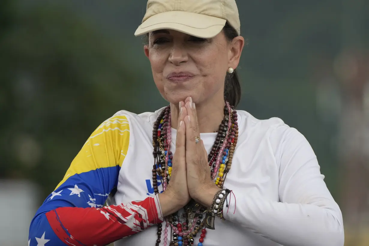 Venezuela opposition leader provides hope for many, even though she isn't on the presidential ballot