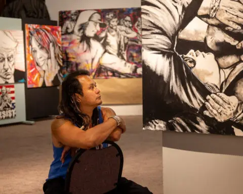 Native American shot at New Mexico protest heals through art