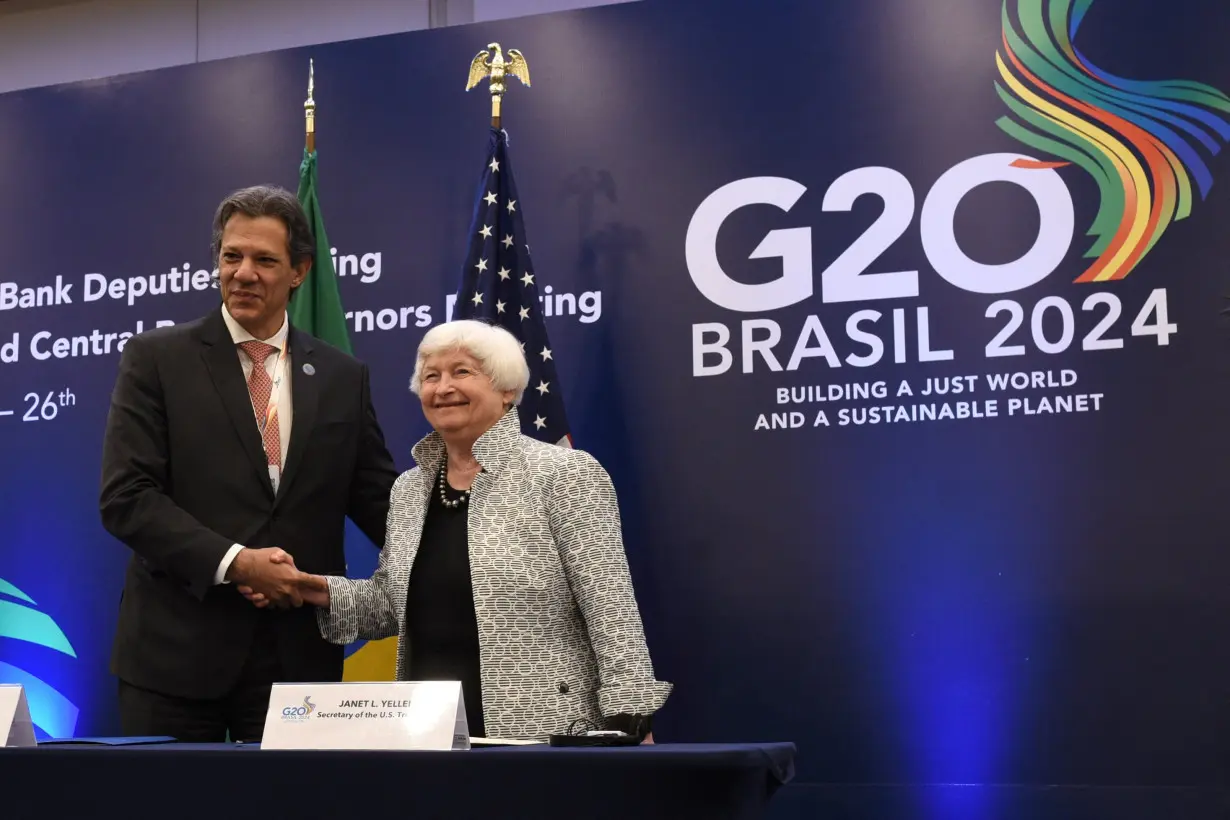 G20 Finance Ministers and Central Bank Governors meet ahead of G20 Summit, in Rio de Janeiro