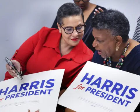 Volunteers and donations surge into Democratic campaigns with Harris atop the ticket