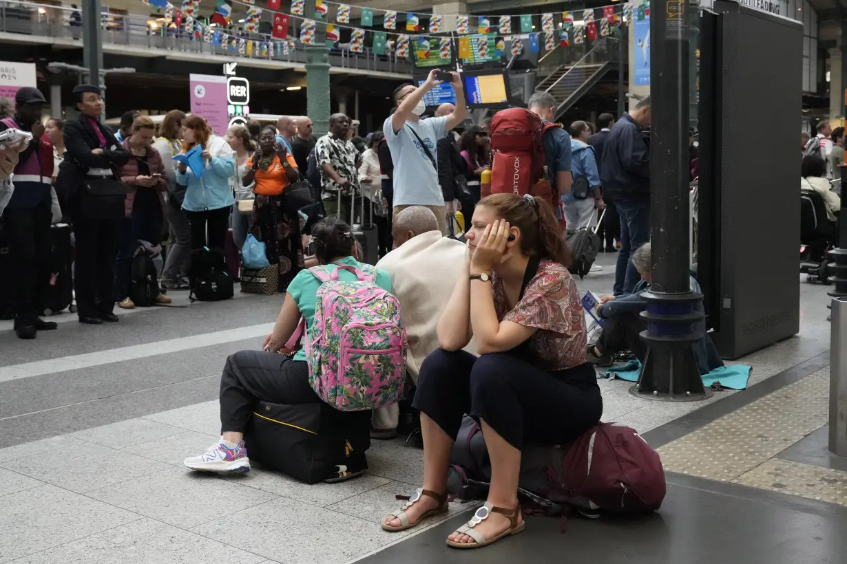 French train networks partially restored after line sabotage ahead of Olympics