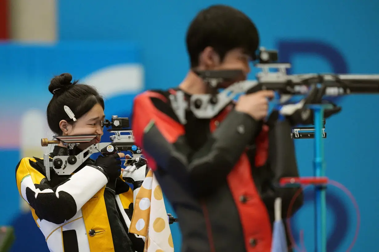 Shooting - 10m Air Rifle Mixed Team Gold Medal