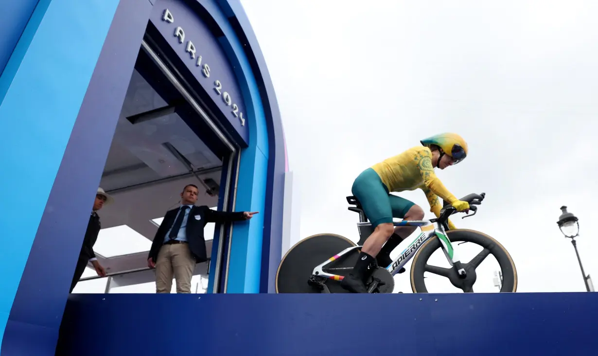 Olympics-Cycling-Australia's Brown finally comes out on top in women's time trial