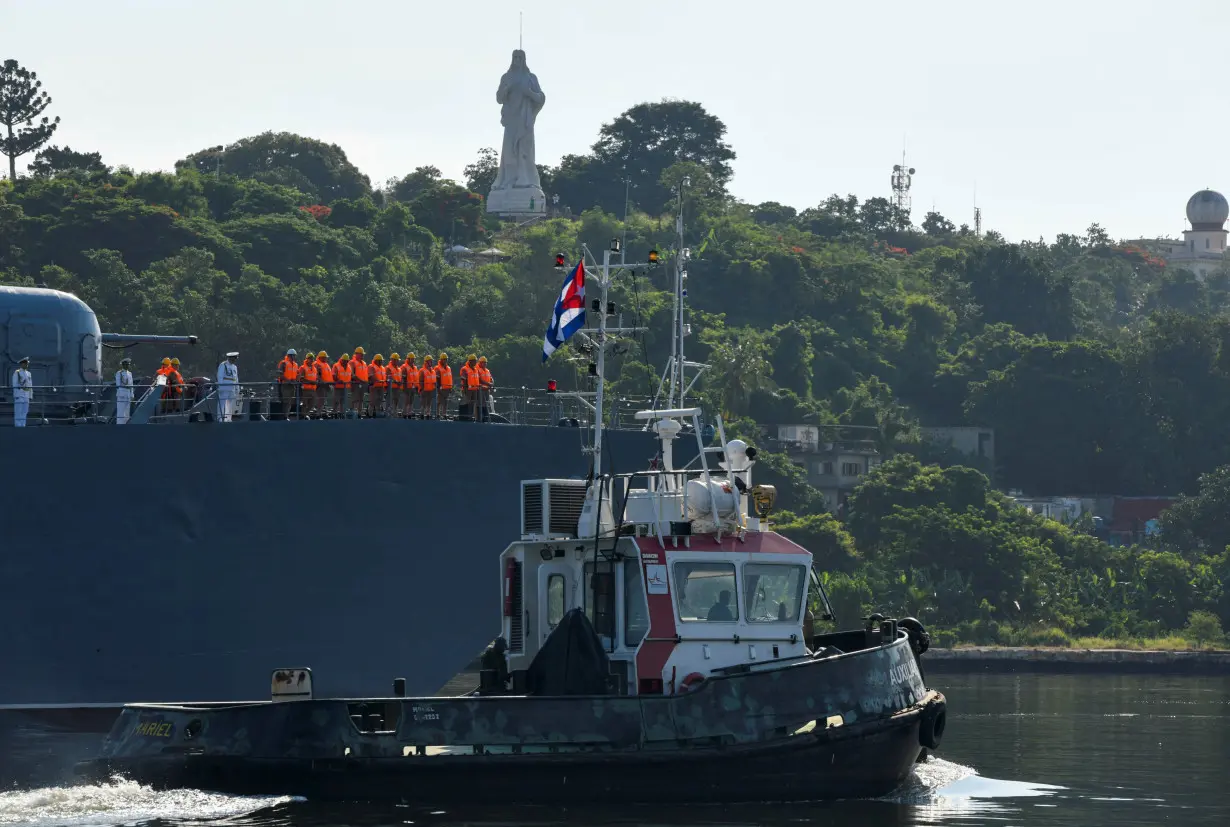 Russian warships make routine visit to Cuba