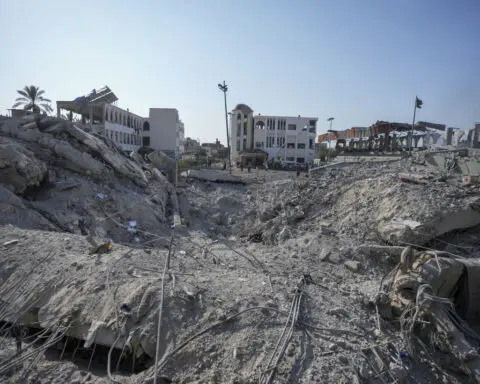 An Israeli airstrike hits a school sheltering people in Gaza, killing at least 30 including children