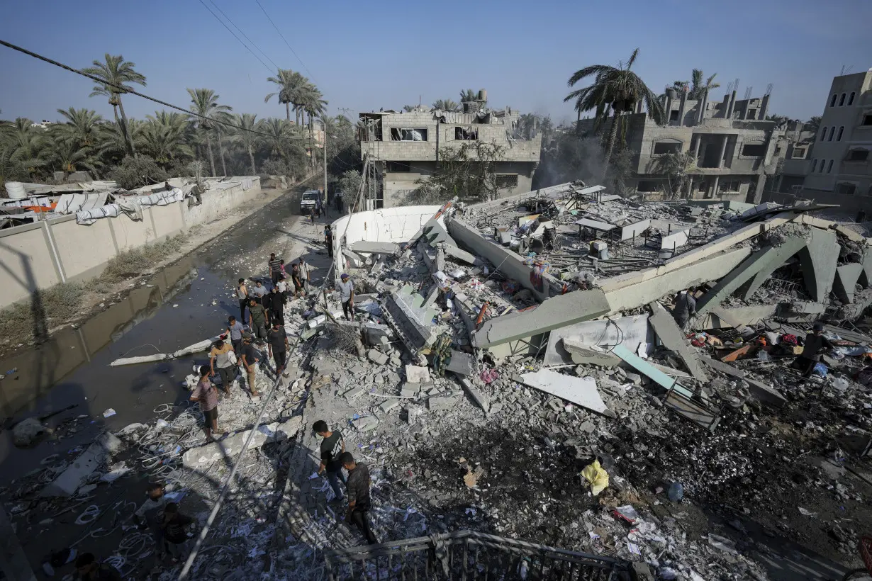 An Israeli airstrike hits a school sheltering people in Gaza, killing at least 30 including children