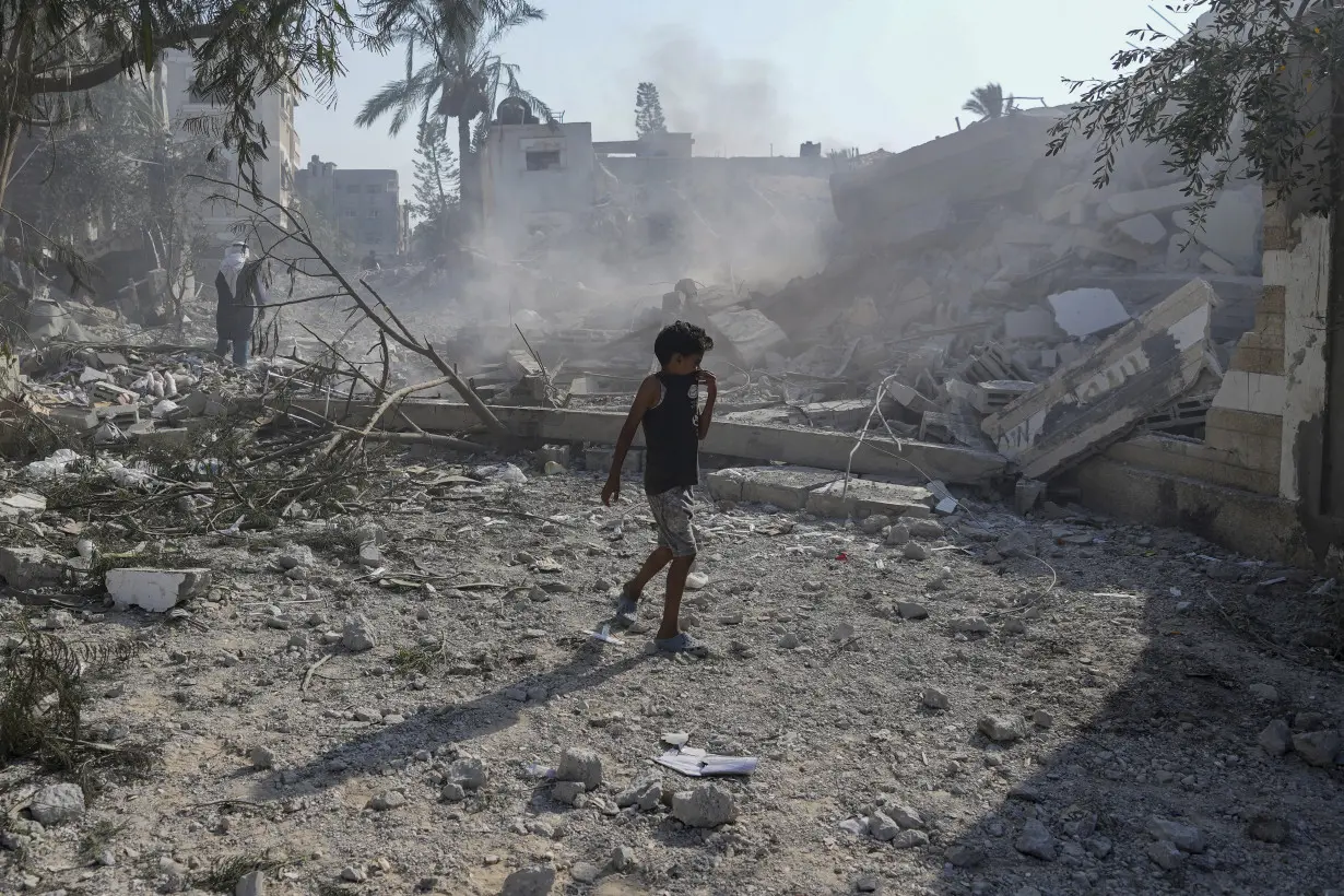 An Israeli airstrike hits a school sheltering people in Gaza, killing at least 30 including children