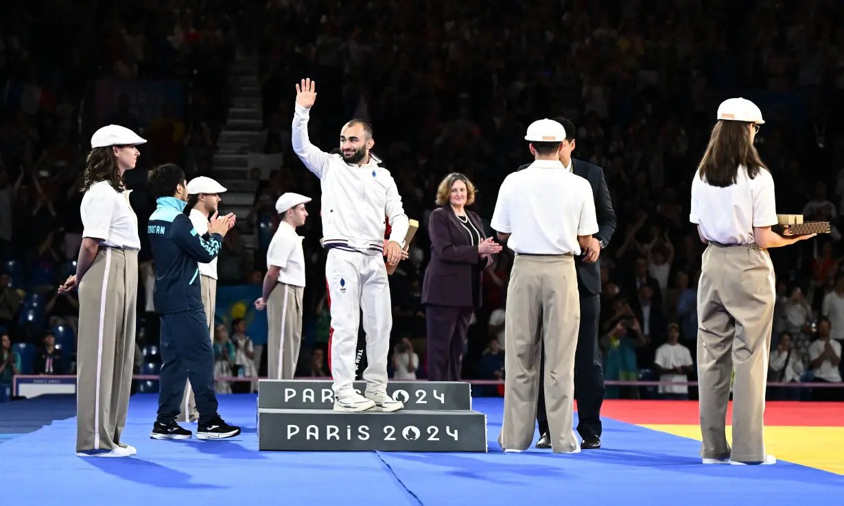 Olympics-Judo medals spark French fan fervour at Paris Games