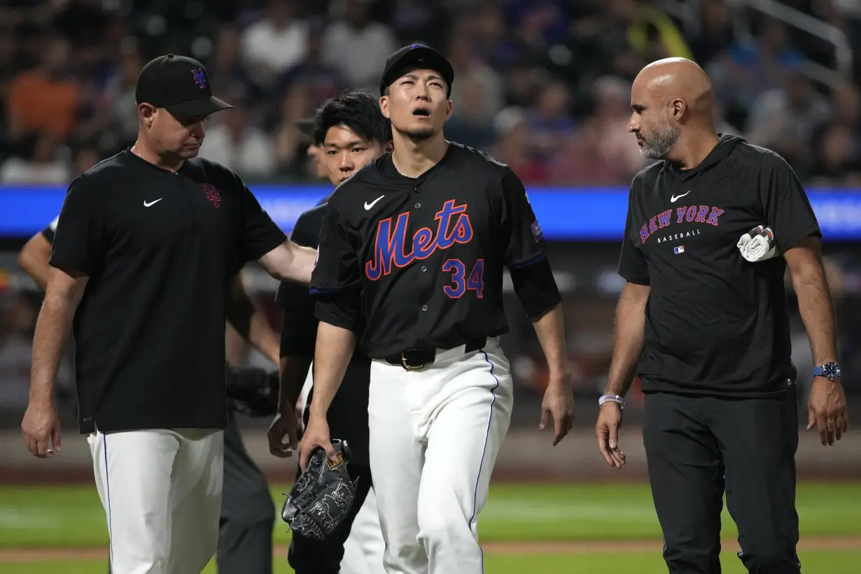 Mets ace Kodai Senga expected to miss rest of regular season with calf strain