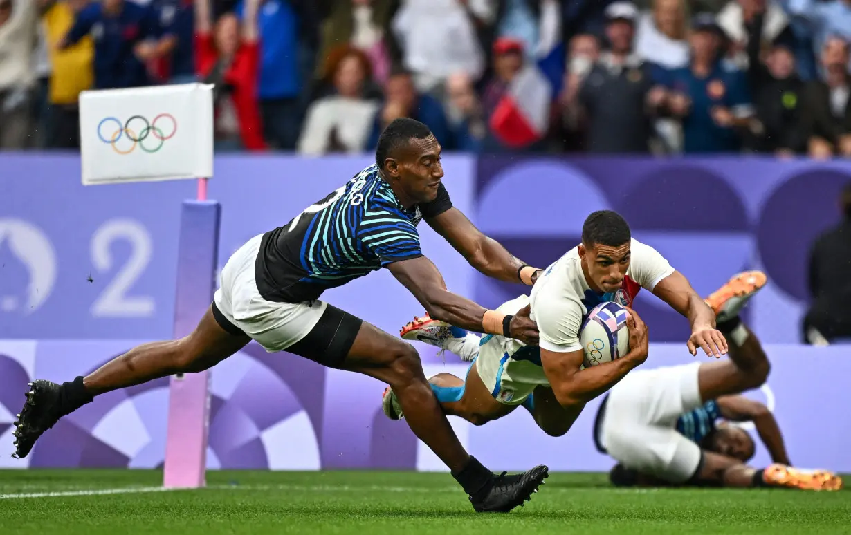 Rugby Sevens - Men's Gold Medal Match - France vs Fiji