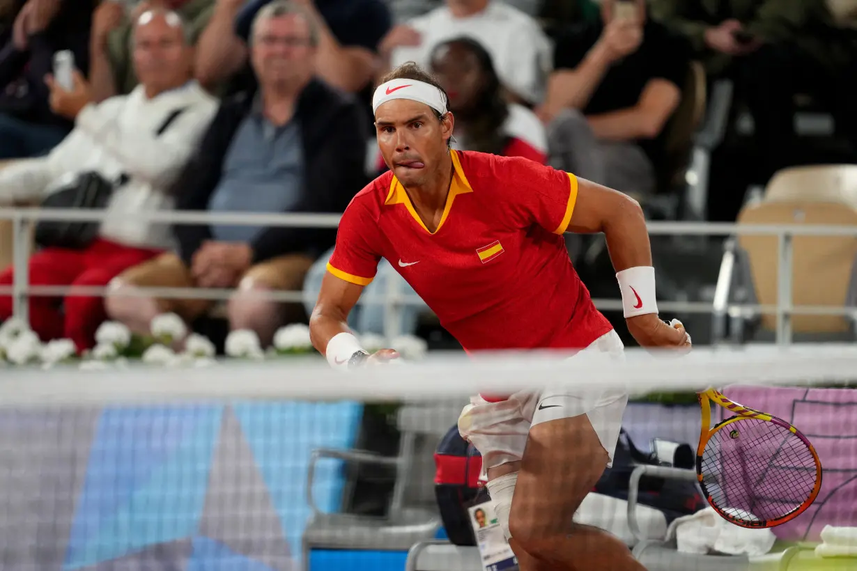 Olympics-Tennis-Nadal considering dropping singles after doubles win with Alcaraz