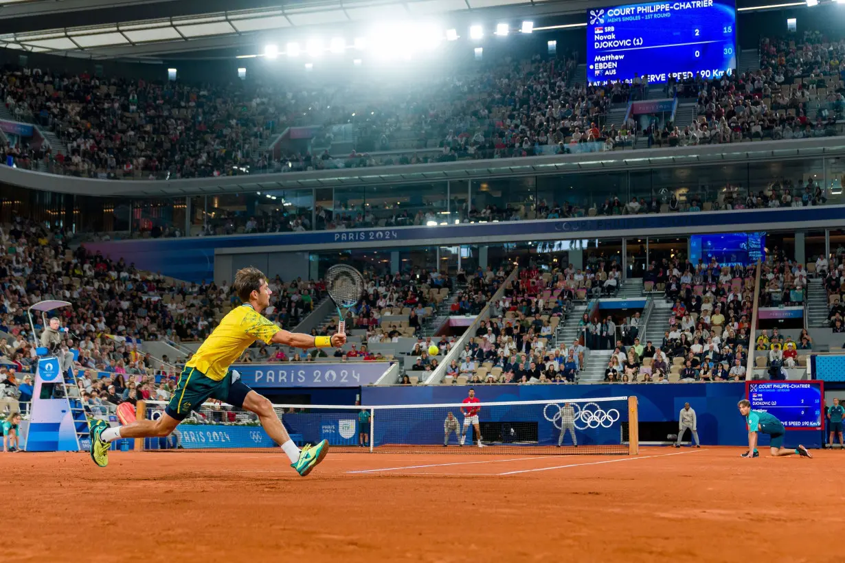 Novak Djokovic begins his pursuit of career golden slam at the Paris Olympics