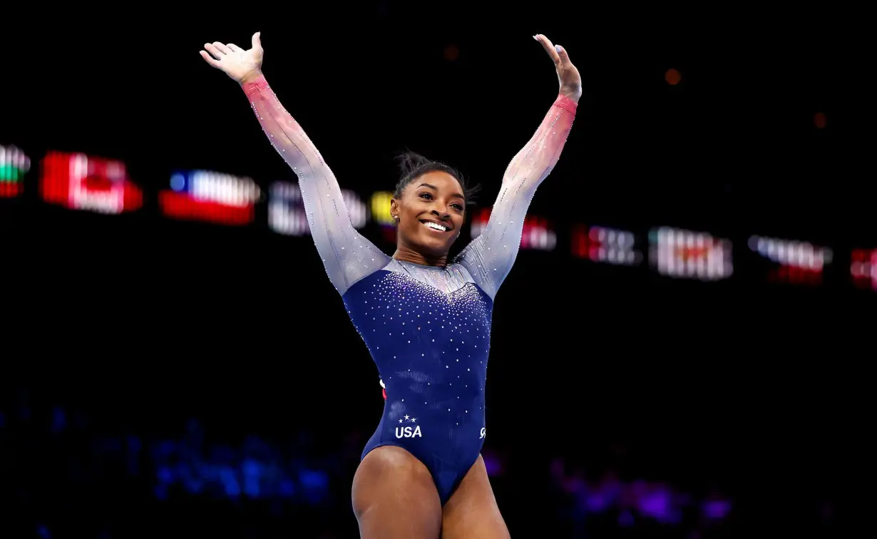 Simone Biles ‘in a really good place’ as she prepares to further her extraordinary legacy at the Paris Olympics