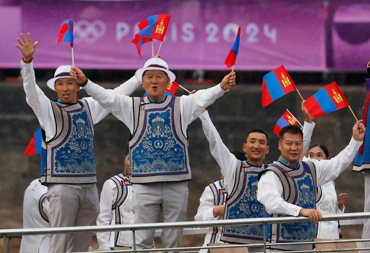 'They just won the Olympics': Internet goes wild for Mongolia's Paris 2024 outfits