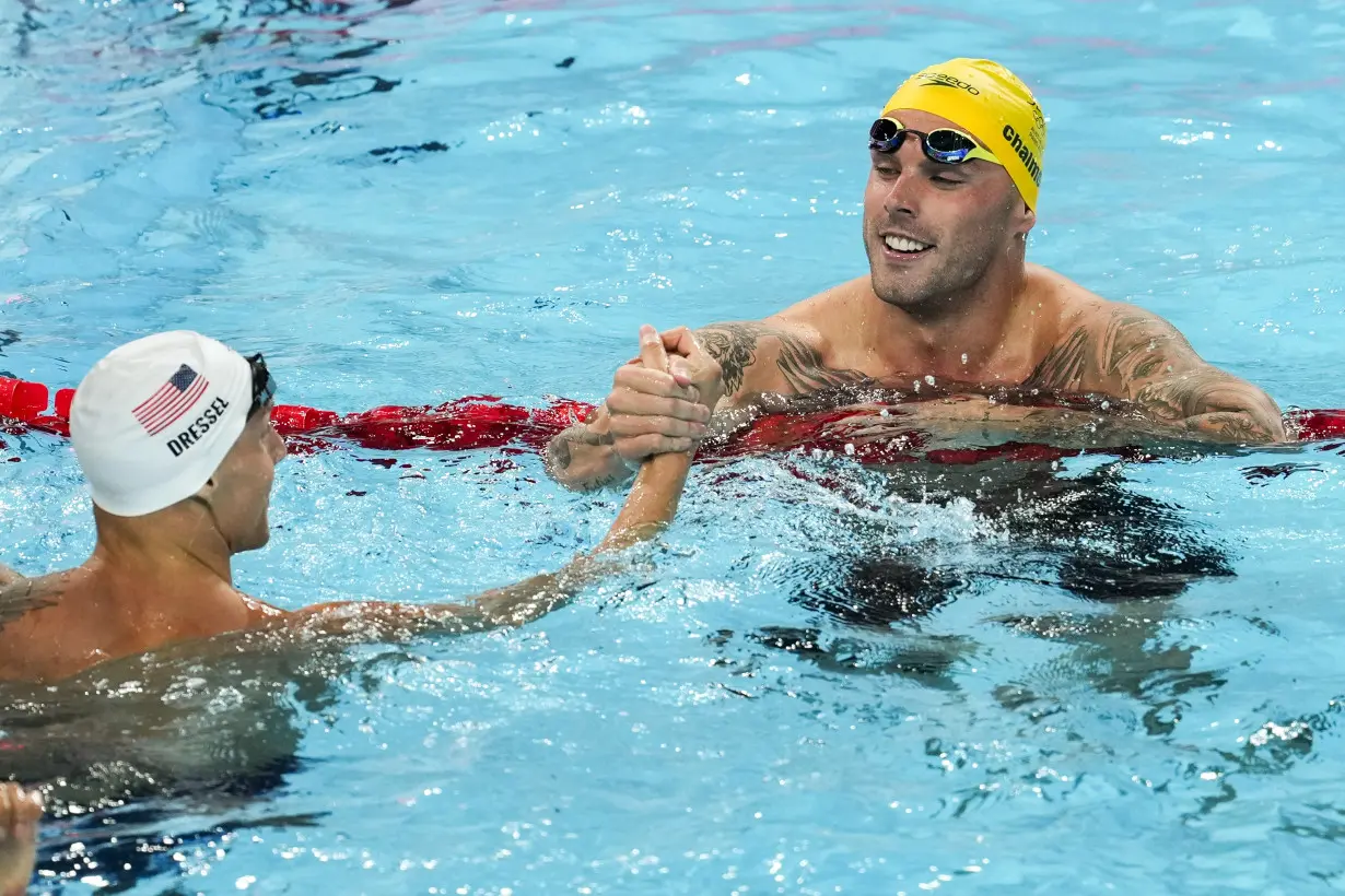 All he does is win gold medals: Caeleb Dressel captures 8th gold as anchor of US relay team