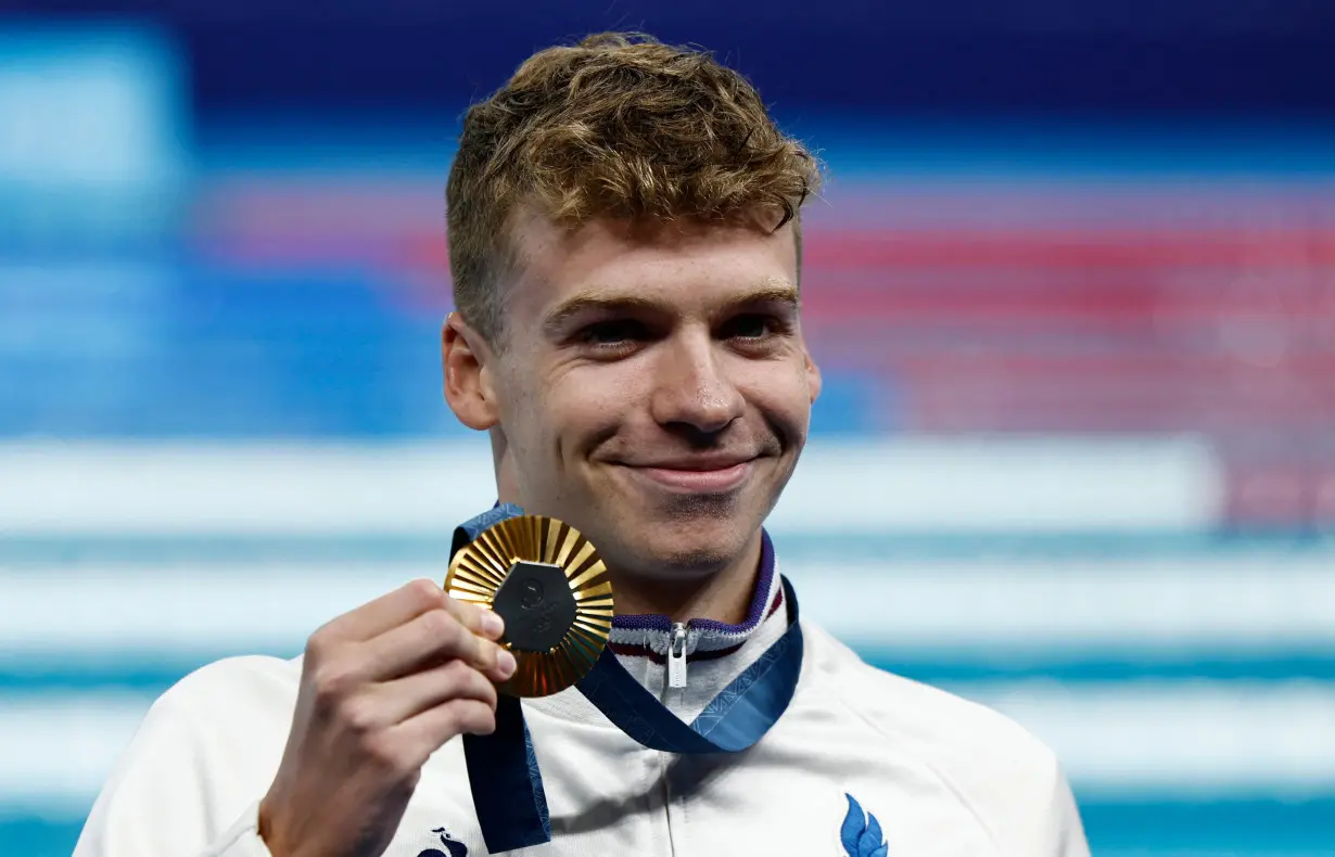 Swimming - Men's 400m Ind. Medley Victory Ceremony