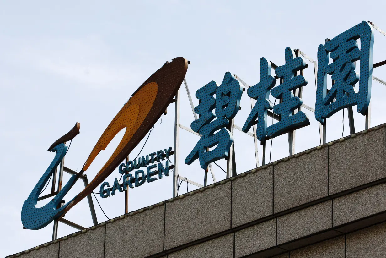 Construction site of residential buildings by Chinese developer Country Garden in Tianjin