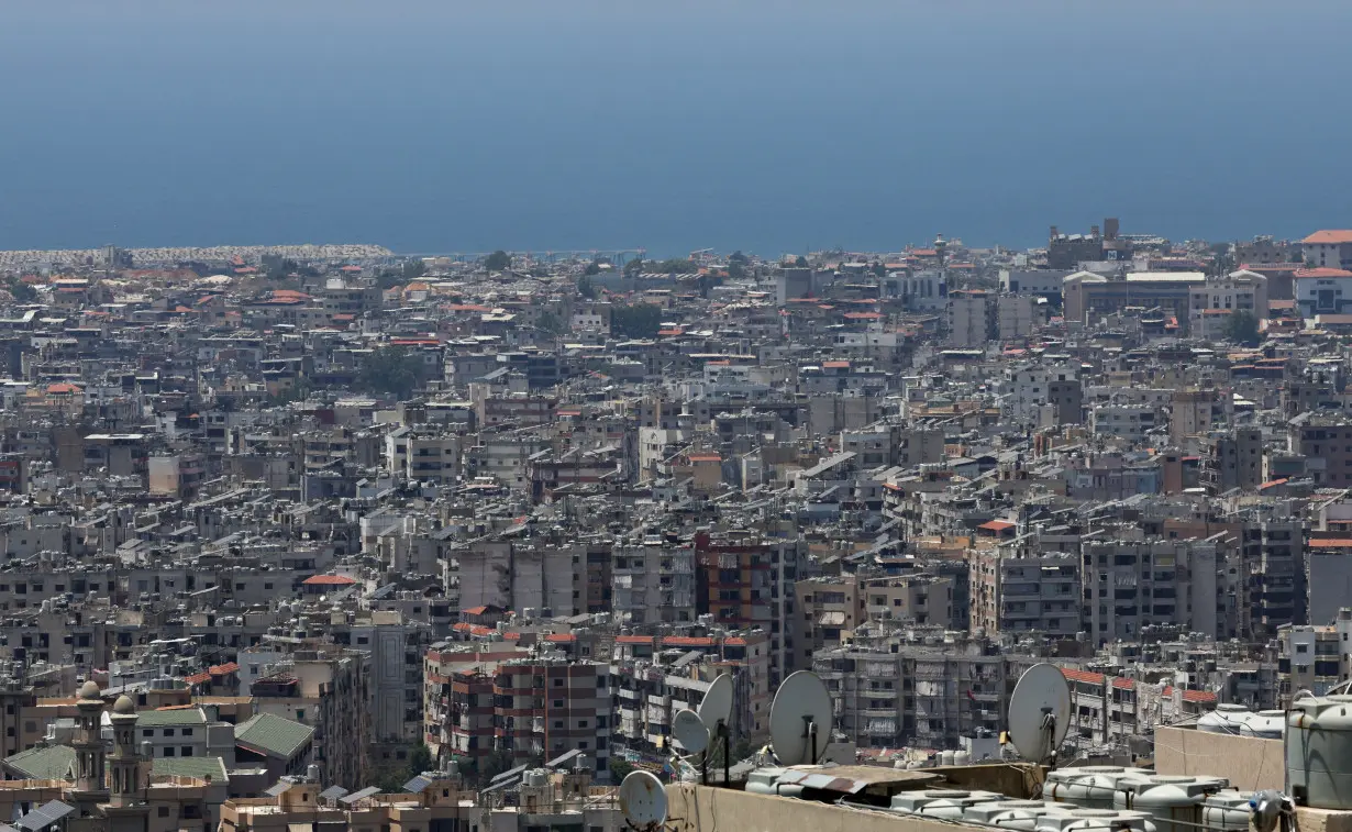 A view of Beirut's southern suburbs