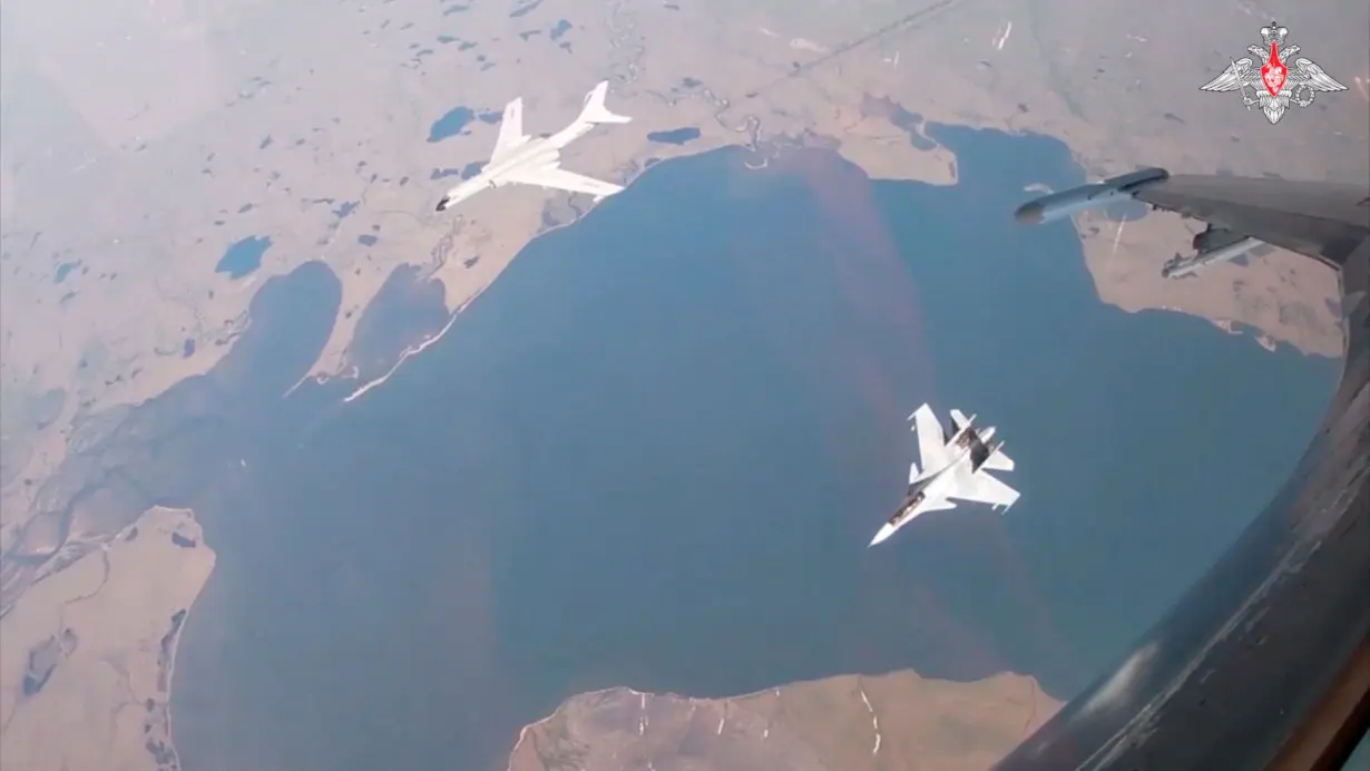 FILE PHOTO: Russia and Chinese military planes conduct joint patrol near Alaska