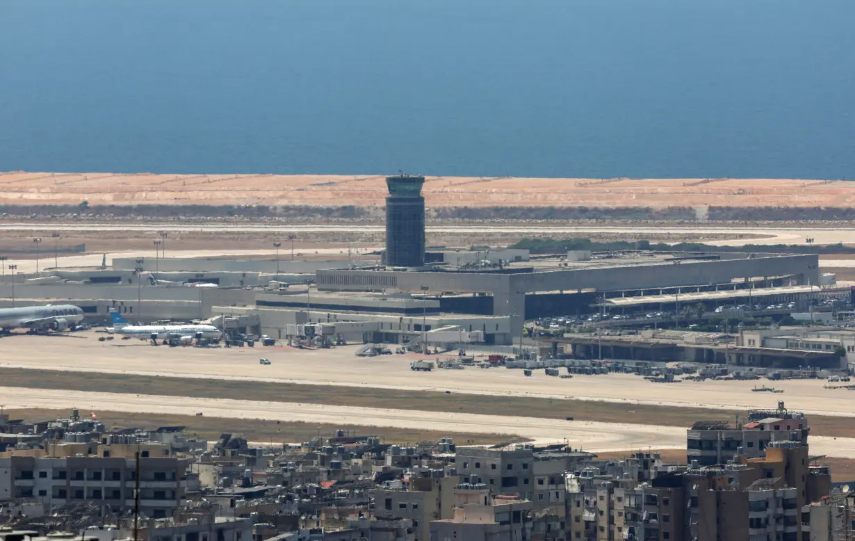 A view of Beirut international airport