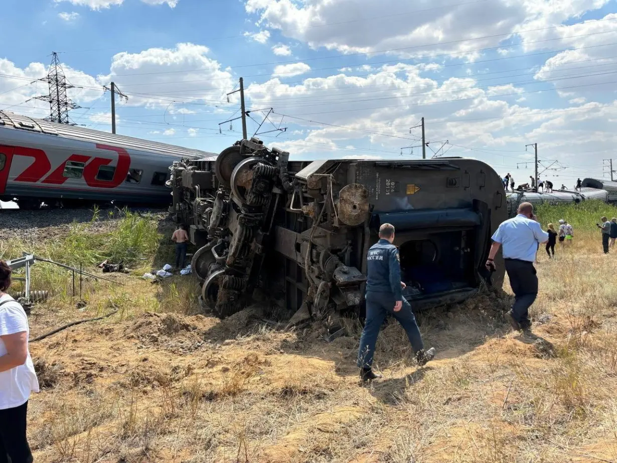 Russian train smashes into truck, injuring 52