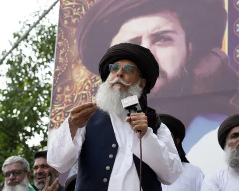 Pakistan arrests top leader of radical party on charge of ordering the killing of the chief justice