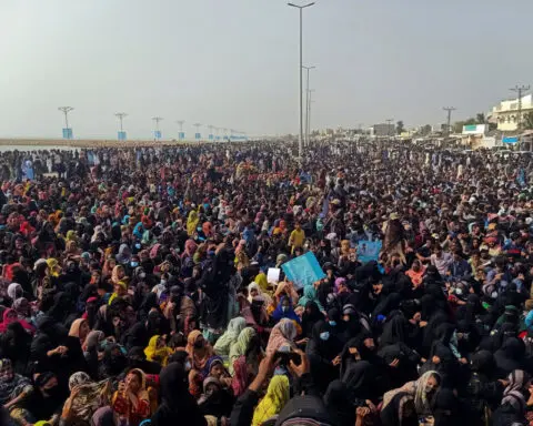 Pakistan army says protesters kill soldier, injure 16