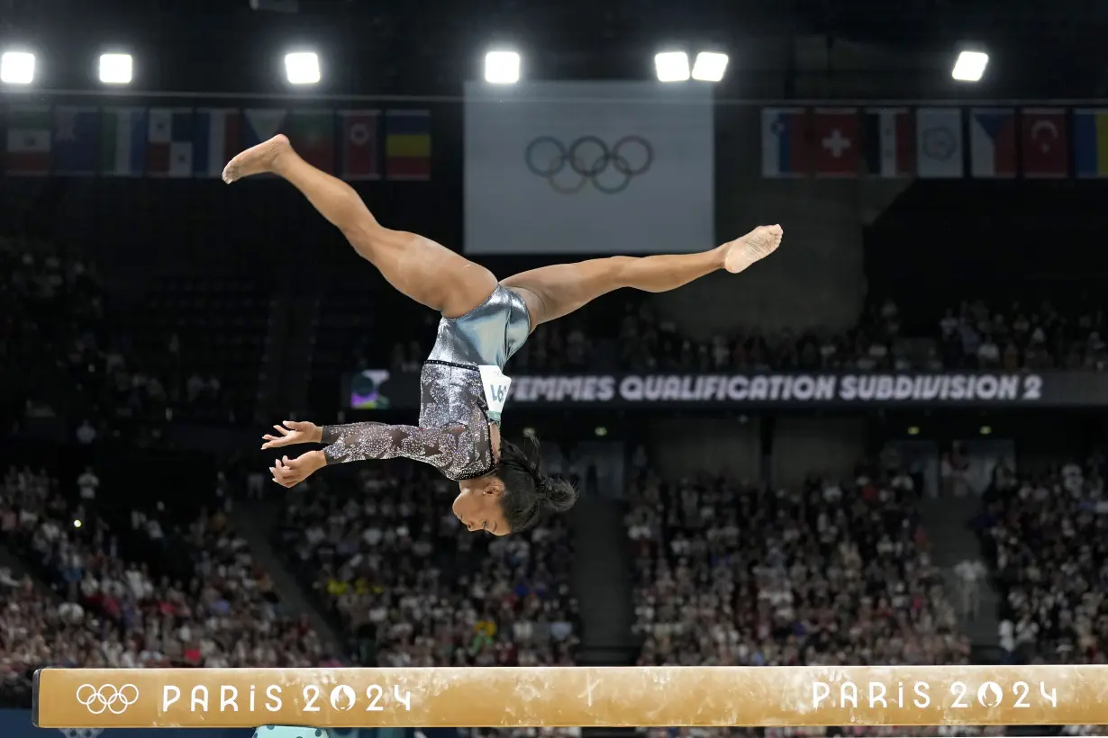 Simone Biles to compete on all four events at Olympic team finals despite calf injury