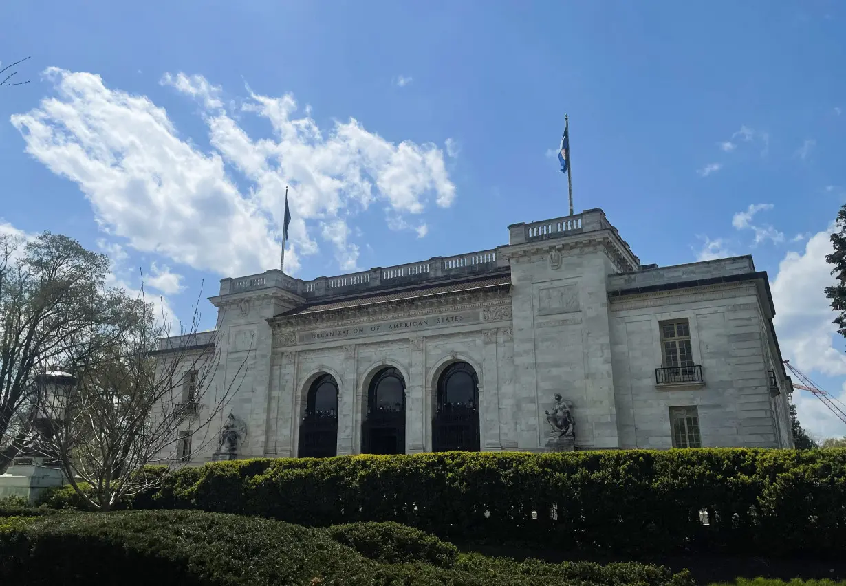 A view of the Organization of American States (OAS) headquarters, in Washington