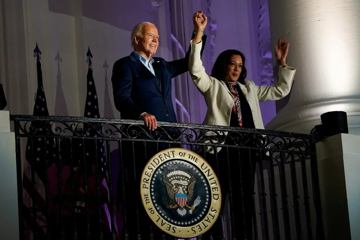 FILE PHOTO: U.S. President Joe Biden and first lady Jill Biden host an Independence Day celebration at the White House in Washington