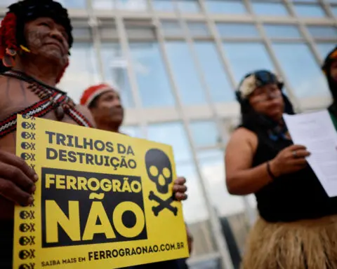 Indigenous groups say Brazil plans Amazon grain train behind their backs