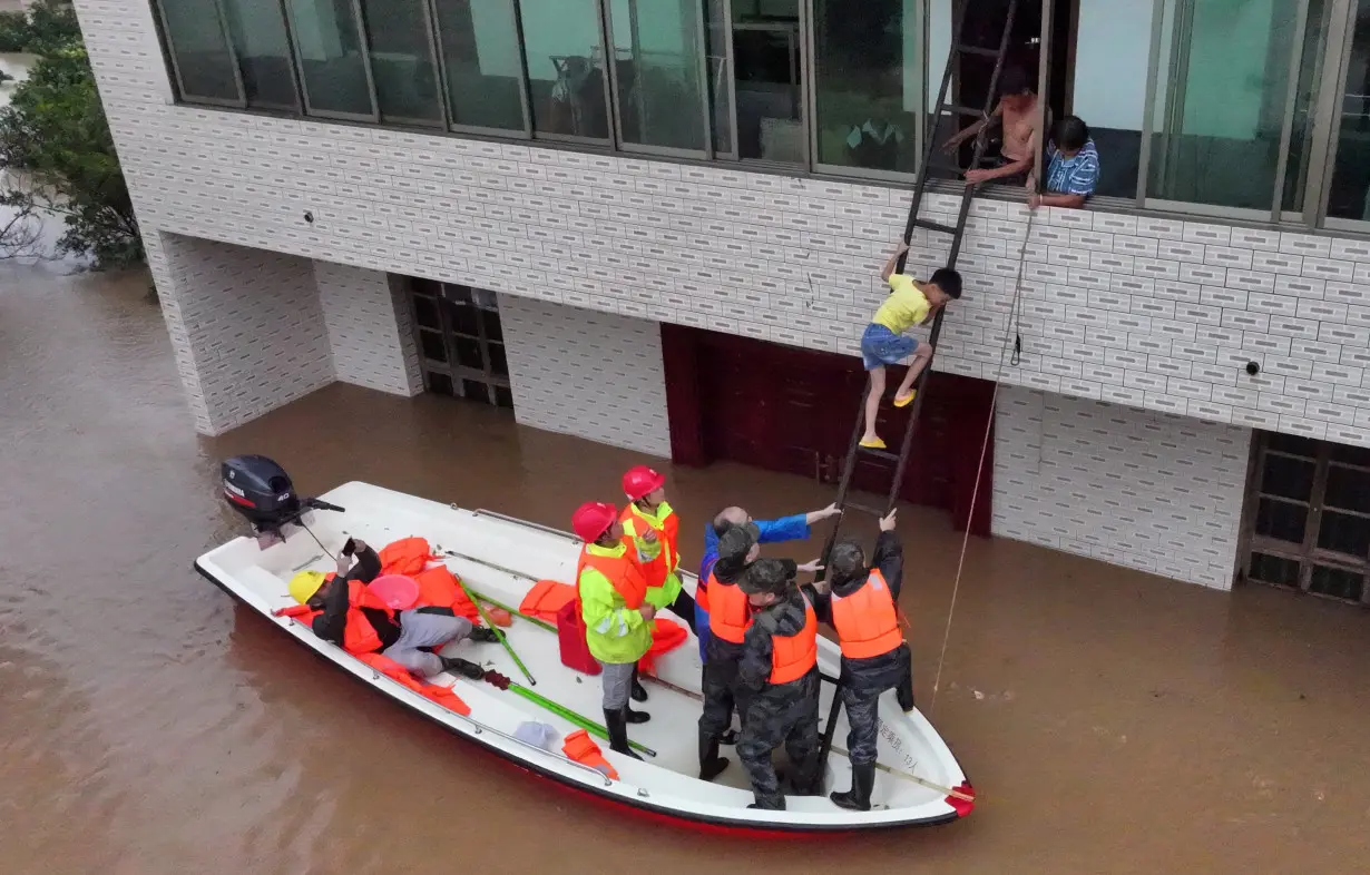 Flooding in Hengyang