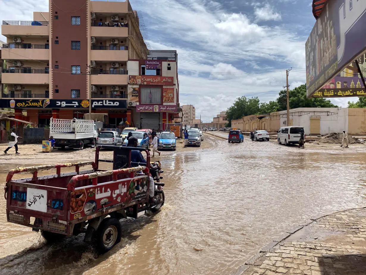 FILE PHOTO: Heavy rainfall in Kassala, eastern Sudan