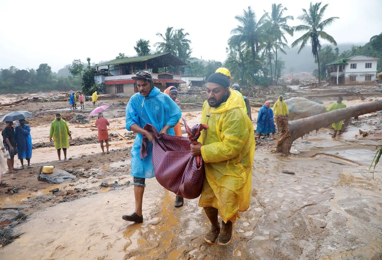 Indian rescuers search for survivors after landslides kill dozens in Kerala