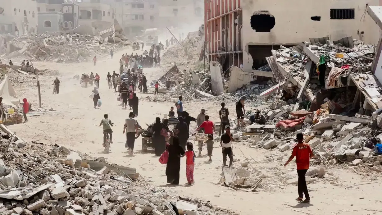 'The destruction is massive': Khan Younis residents return to rubble after Israeli military withdraws