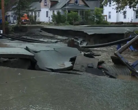 ‘Catastrophic flooding’ forces water rescues in Vermont after 1-in-1,000-year rainfall event