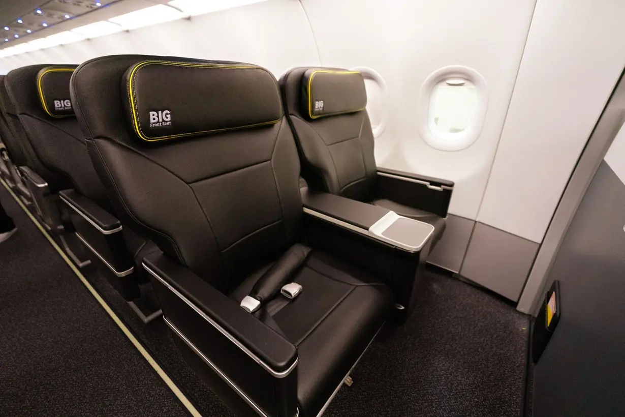 Spirit Airlines, known for no-frills flying, will offer business-class seats