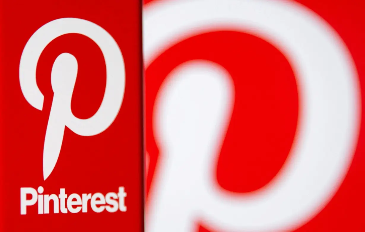 FILE PHOTO: Pinterest logo is seen on smartphone in this illustration