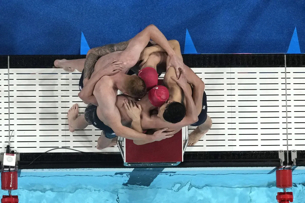 APTOPIX Paris Olympics Swimming